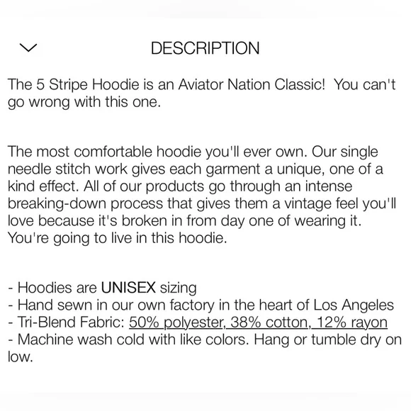 AVIATOR NATION Five Stripe Hoodie - light Purple - Picture 8 of 8